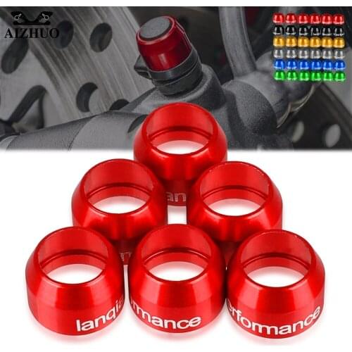 Motorcycle Universal Billet Bleed Valve Cover Kit CNC Aluminum FOR DUCATI DIAVEL 1260 S 2019 2020 DIAVEL1200 2010-2018 2017 2016