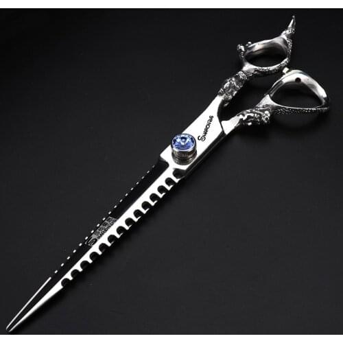 Scissors Japan 440c sharp and wear-resistant 7 inch professional hairdressing barber scissors barber shop hair cutting thinning