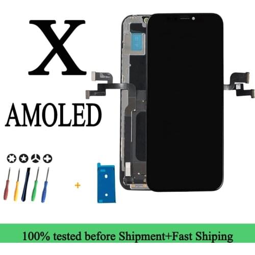 AMOLED Quality Display For iPhone X XS Lcd Touch Screen Replacement Good 3D Touch Lcd For iPhone X XS Display Screen With Tools