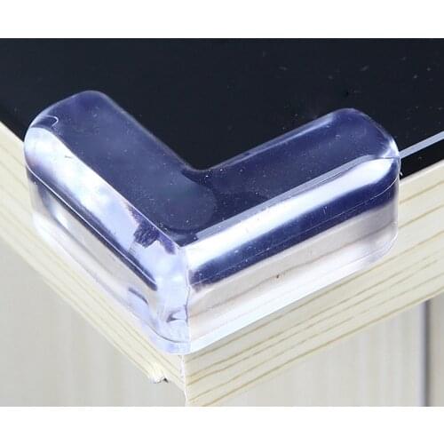 4Pcs Table Corner Edge Protection Guards Baby Safety Silicone Protector Children Anticollision Edge Angle Protection Cover