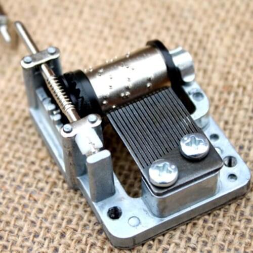 5pcs/lot Swan Lake Hand Crank Movements Parts Craft DIY Music Box Movement Set 18 Tones Beautiful Melody Toy Gift