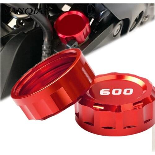 For Suzuki GSF 600S BANDIT GSR600 GSXR60 All Years Motorcycle CNC Aluminum Rear Brake Fluid Reservoir Cover Cap