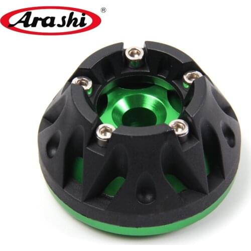 Arashi 1 Set For KAWASAKI NINJA ZX14R 06-12 CNC Engine Sliders Protector Case ZX 14R 2008 2009 2010 2011 2012 Engine Cover Case