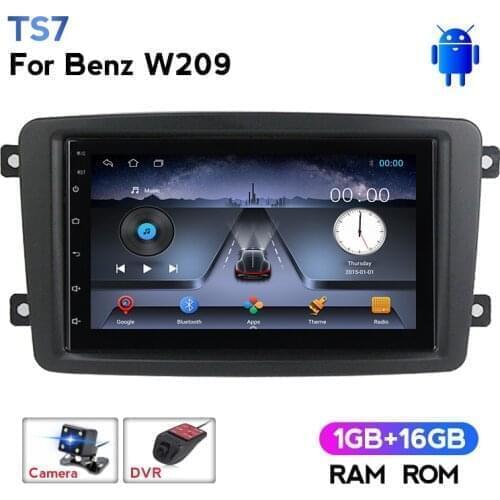 Car Radio WIFI For Mercedes Benz CLK W209 W203 W463 Android GPS Navigation Car Multimedia Player FM Radio Stereo SWC