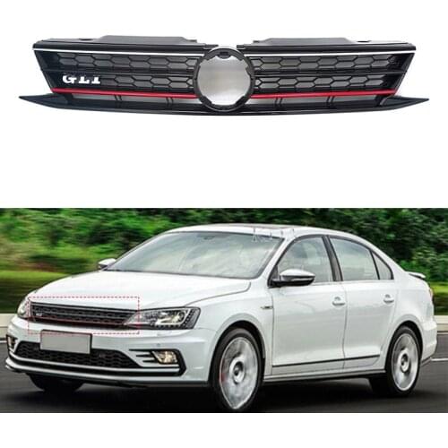 Auto Replacement Front Bumper Grille Racing Grill For VW Jetta GLI 2015 2016 2017 2018 5C6853653H