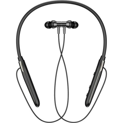 Neck Hanging Style Wireless Sports Binaural Stereo Magnetic Operation In-Ear Physical Noise Reduction Headset