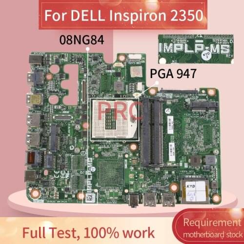 CN-08NG84 08NG84 Laptop motherboard For DELL Inspiron 2350 AIO 2350 PC Notebook Mainboard IMPLP-MS SR17D