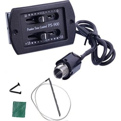 PS900 Pressure Strip Ukulele Retrofitted Pickup Folk Guitar Equalizer Box Pickup Instrument Tuning Acoustic Guitar Acceseories
