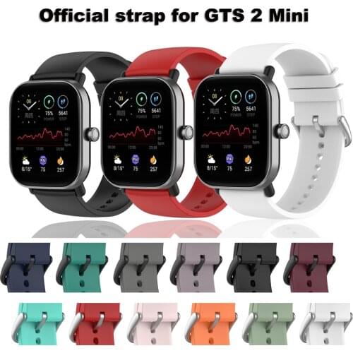 Official style Strap For Huami Amazfit GTS 2 Mini GTS 2e Strap Smart Watch Band Sport Bracelet For Xiaomi Amazfit GTS2 Mini