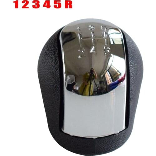 Car Styling For Opel Vectra C B Corsa Astra Combo 2002-05 Manual 5 6 Speed Gear Shift Knob HandBall Chrome/Matt Silver