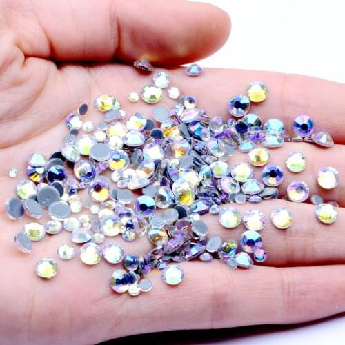 Hotfix SS5 1.8mm 1440pc Flat Back Rhinestone Crystal Glass Rhinestones Garment Wedding Dress Clothes Gem For Clothes Decoration