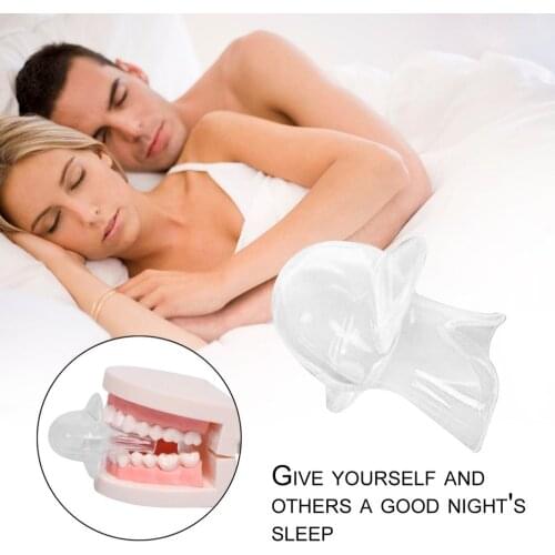 Anti Snoring And Sleep Aid Device Stop Snoring Device Snore Stopper Tongue Guard Sets Silicone Prevent Snoring Tooth Grinding