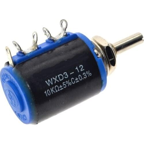 WXD3-12 1W 100 220 470 1K 2K2 3K3 4K7 10K 22K 33K 47K Ohm 100R 220R 470R 2.2K 3.3K 4.7K WXD3-12-1W Potentiometer with nut