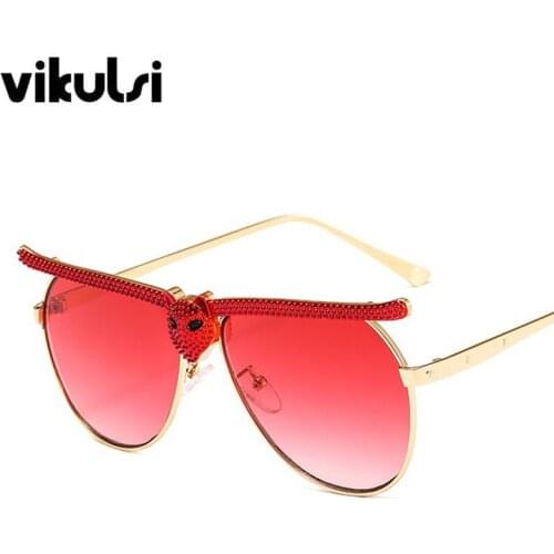 Unisex Leopard Head Sunglasses Womens 2019 New Trend Ladies Luxury Brand Flat Top Aviation Sunglasses Female Men Shades UV400