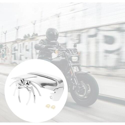 1 Piece Motorcycle Chrome Spider Rear Tail Light Cover Accessories Parts for Harley 1973-2010 FLSTS FLSTSC FLSTN FXSTD Models