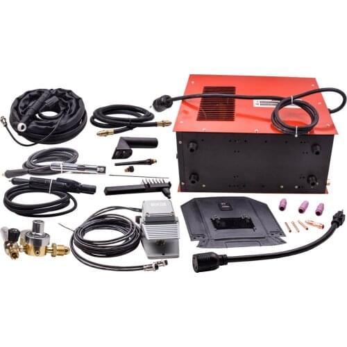 Welding Machine 200A TIG Arc Metal Welder Welding Holder & Tig Torch IGBT Pulse 110/220V