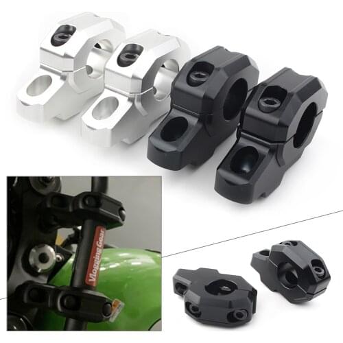 CNC Aluminum Motorcycle Handlebar Riser Higher Extend Adapter for Kawasaki Z900RS