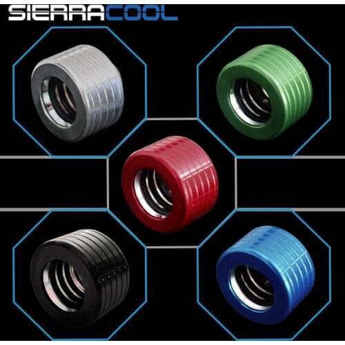 Four layer seal Mirror OD14mm Hard tube fittings hand compression fitting G1/4'' for OD14mm hard pipe