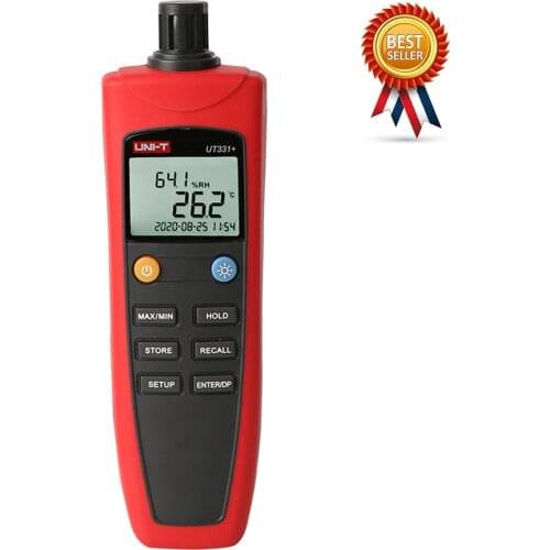 UNI-T UT331 Digital Temperature and Humidity Table Industrial Hygrometer Data Storage USB Data Transmission