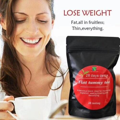 56 bags/2 Packs 28 Days Detox Chinese Health Diet Weight Loss Tea Slimming Aid Burn Fat Thin Belly Prett Scented Tea Herbal