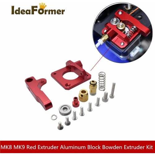 CR10 Extruder Upgraded Aluminum MK8 Extruder Bowden Left/Right Handle For Creality Ender 3 CR-10 CR-10S CR-10 S4 1.75mm Filament