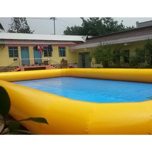 Factory direct giant PVC inflatable swimming pool 0.7mm PVC mesh cloth
