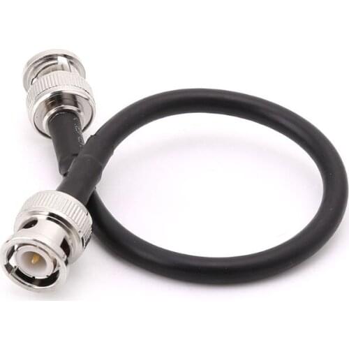 BNC Male To BNC Male RG58 Pigtail Cable 20cm Connector Crimp Coax Cables