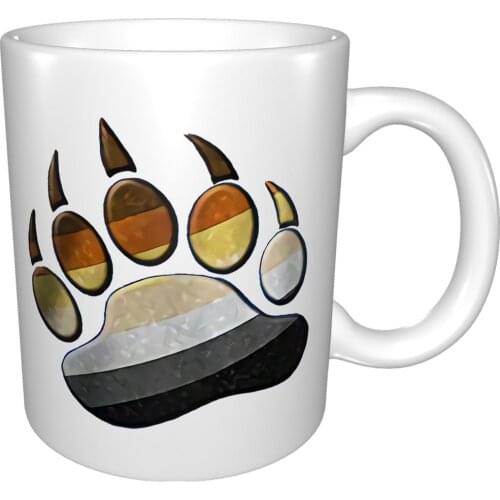 Gay Bear Pride Paw 100 Mug Coffee Cup Coffee Mug Under Glass Cup Dice One Direction
