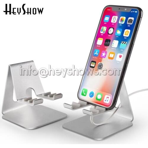 Metal Mobile Phone Stand Holder Aluminum Alloy Tablet Ipad Iphone Display Holder Stand Desk For All Phones Tablets Universal