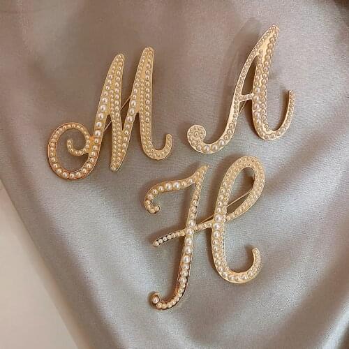 MODAGIRL Brooches Letter On Clothes