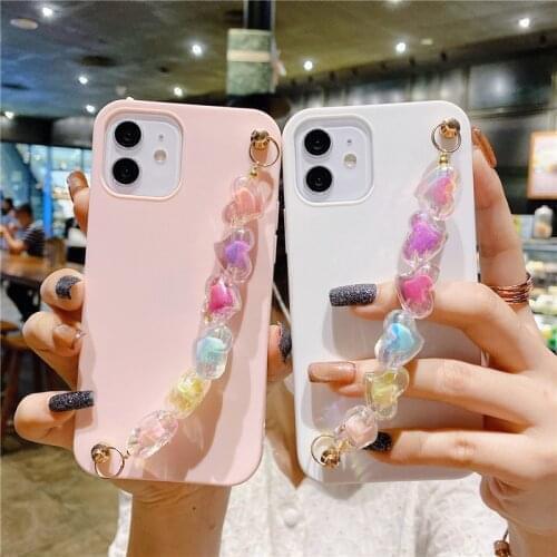 Fashion Jelly Wristband Soft Phone Case For VIVO Y31 2021 Cover For Vivo V20 SE Y50 Y20 Y30 Y91C Y17 V19 V17 Y83 Y85 V9 X27