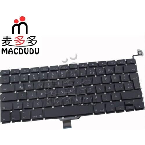 New 13.3" Laptop Icelandic Keyboard For Macbook Pro A1278 MB990 MB991 MC374 MC700