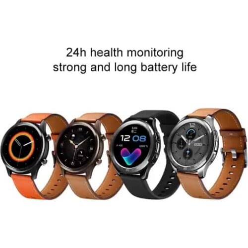 2021 New Arrival vivo WATCH Black 46mm Fitness Tracker Smart Watch, 1.39 inch AMOLED Screen 5ATM Waterproof