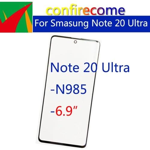 10Pcs/Lot For Samsung Galaxy Note 20 Ultra Front Glass Touch Screen LCD Glass Panel With OCA Hollow Glue