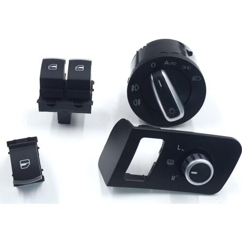 For VW Touran Caddy 2003-2015 5K3959857 2K3959857 1T1959552 5ND941431B 1T1959552 Mirror Switch Window Switch Headlight Switch