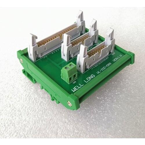 PLC terminal block IDC40 Pin to IDC20 Pin terminal block 32 to hexadecimal terminal block