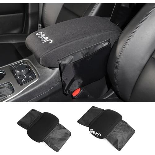 Armrests For Jeep Grand Cherokee Car Front Seat Armrest Box Pad Cover Storage bag Accessories For Jeep Grand Cherokee 2011
