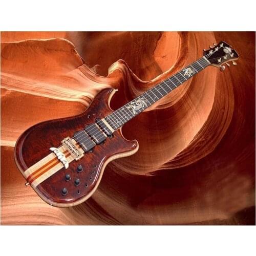 Full Square Diamond Painting Abstract guitar Diamond Embroidery Diamond Mosaic Craft Needlework Home Decor Handmade gift E1293