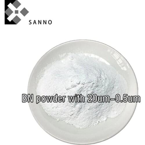 Hexagonal boron nitride powder with 99.9% purity 20um - 0.5um BN powder scientific research boron nitride abrasive for lab