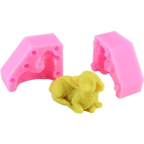 Dog Handmade Silicone Soap Molds 3D DIY Soap Mold For Soap Candle Making DIY Gift for Friends