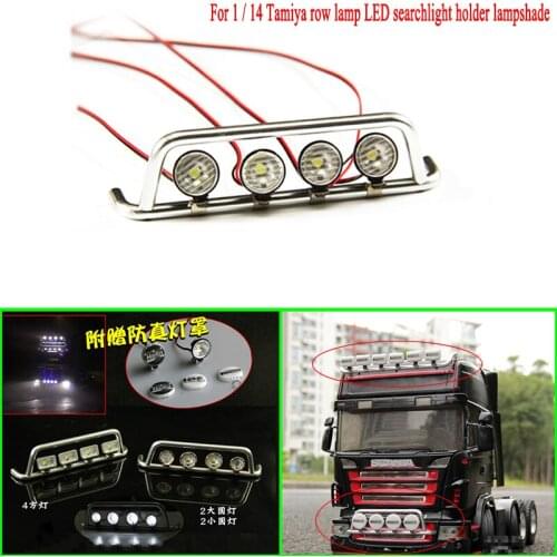 Led Searchlight Shade for 1/14 Tamiya RC Truck Car SCANIA R730 R470 R620 VOLVO ACTROS 3363 1851 AROCS MAN TGX