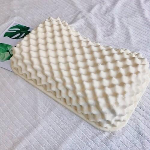 Thailand Natural Latex Pillow Neck Pillow Single Pillow Adult Massage Pillow Child Pillow Student Pillow Throw Pillows