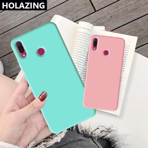 Candy Color Ultra Thin Matte Case For Huawei Y6 Prime 2019 Y7 Pro Y9 2018 2019 Phone Cover