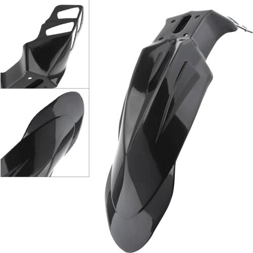 1Pc Universal Black Plastic Motorcycle Mudguard Highly Visible Motorbike Accessories Fit for Yamaha / Suzuki / KTM Hot Sale