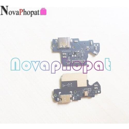 Novaphopat Best For ZTE Axon 9 USB Dock Charger Charging Port Connect Connector Flex Cable Microphone MIC With IC ; 10pcs/lot