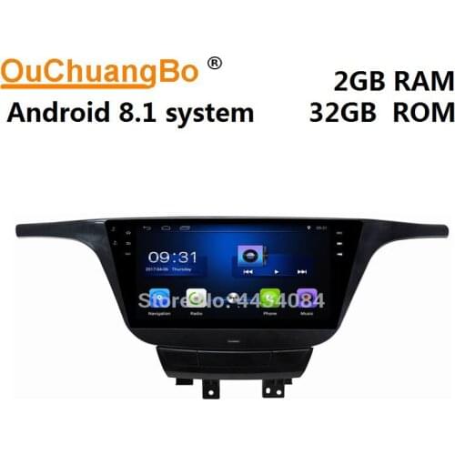 Ouchuangbo car audio multimedia gps stereo for GL 8 2017-2019 support Bluetooth USB SWC wifi 4 Core CPU android 8.1 OS