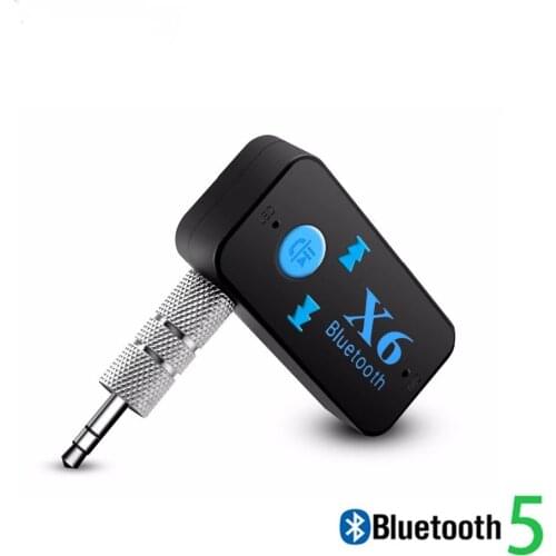 Car Bluetooth X6 Universal 3 in 1 Bluetooth Receiver V4.1 Support 3.5mm TF Card Handfree Call Music Player Phone Car adapter