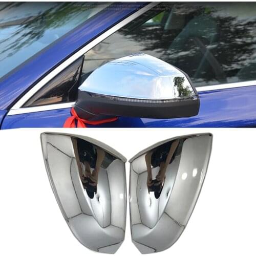 2018 For Audi Q5 Rearview mirror covers decoration Refit Chromium Styling chrome Exterior products 2018