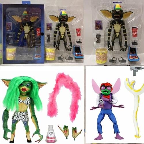 Original NECA Elf Gremlins Figure Spend a Merry Christmas With Gremlins Toys Little Monsters Ultimate Deluxe Gift
