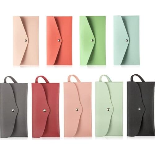 FLD Portable Envelope PU Makeup Brushes Bag Brochas De Maquillaje Beauty Cosmetics Make Up Tools